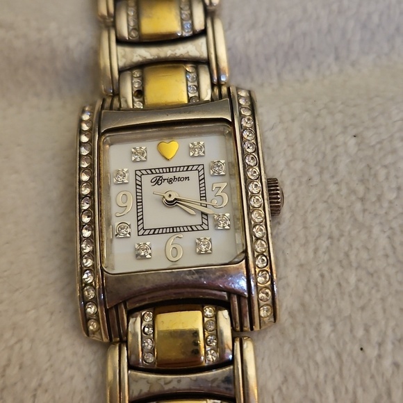 Vtg BRIGHTON 1990s Turin Silver and Gold Two-Tone Watch main image 5